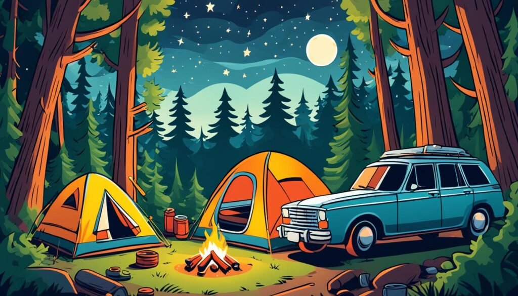 Campground Car Camping Spots
